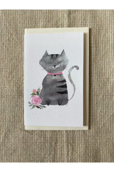 Greeting Card - Purr 